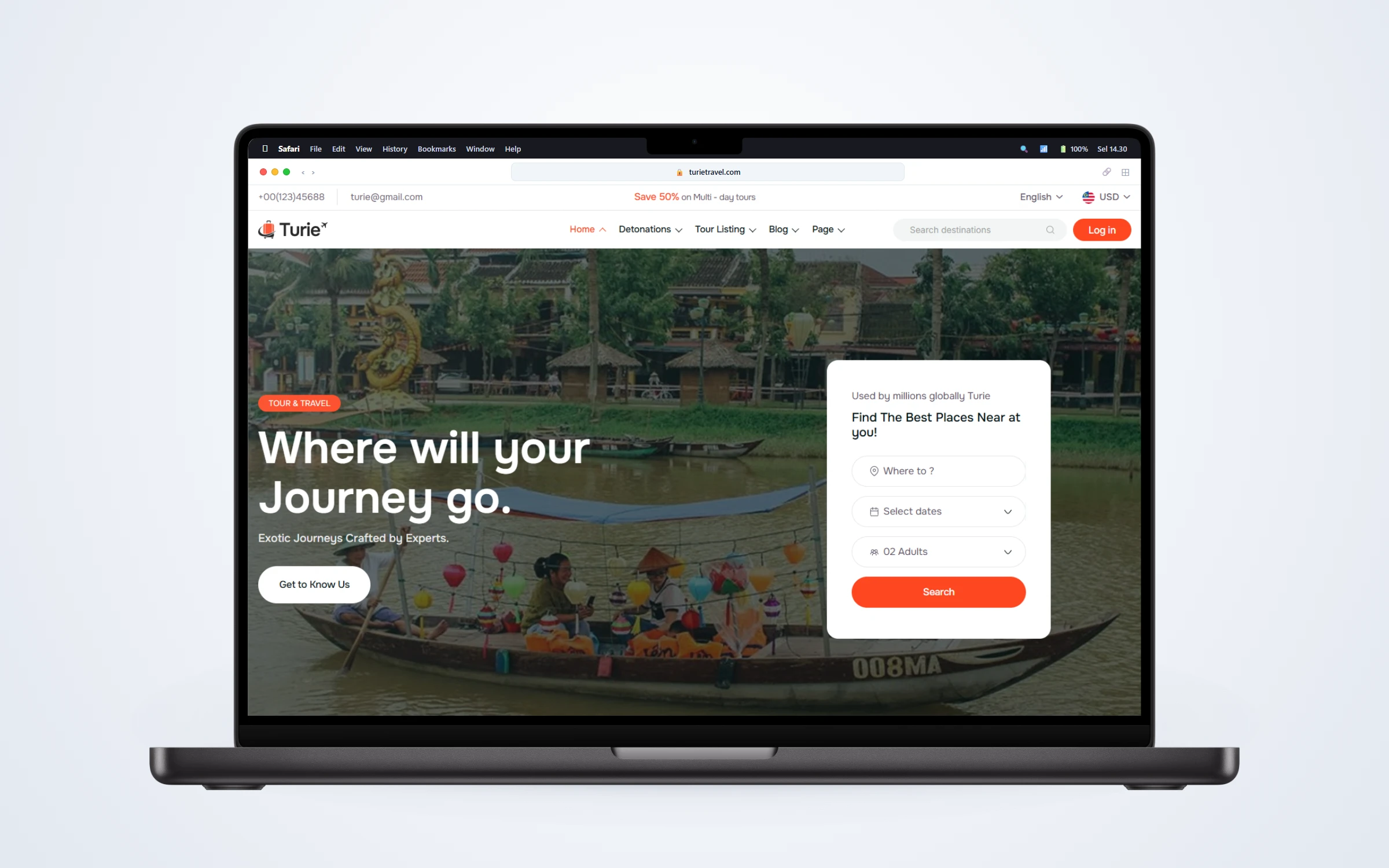 Website Booking Paket Wisata & Open Trip Nusantara