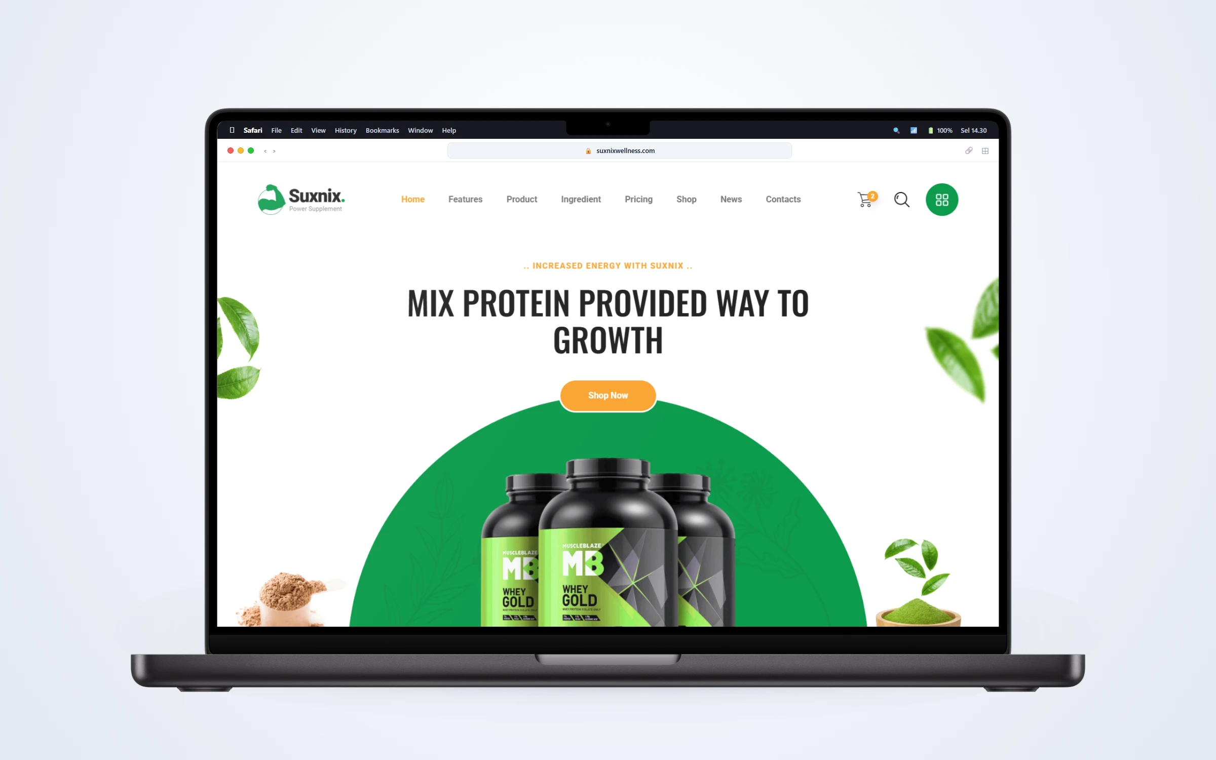 High-Converting Landing Page Produk Suplemen Kesehatan