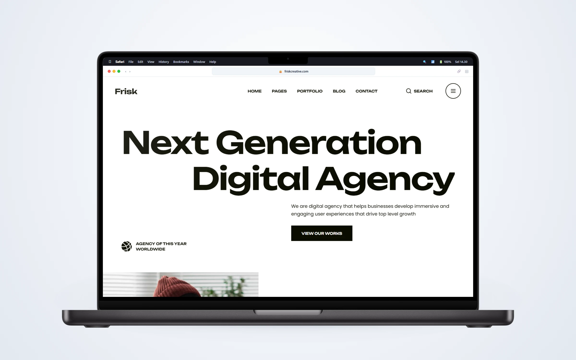 Portofolio Interaktif Branding & Studio Desain