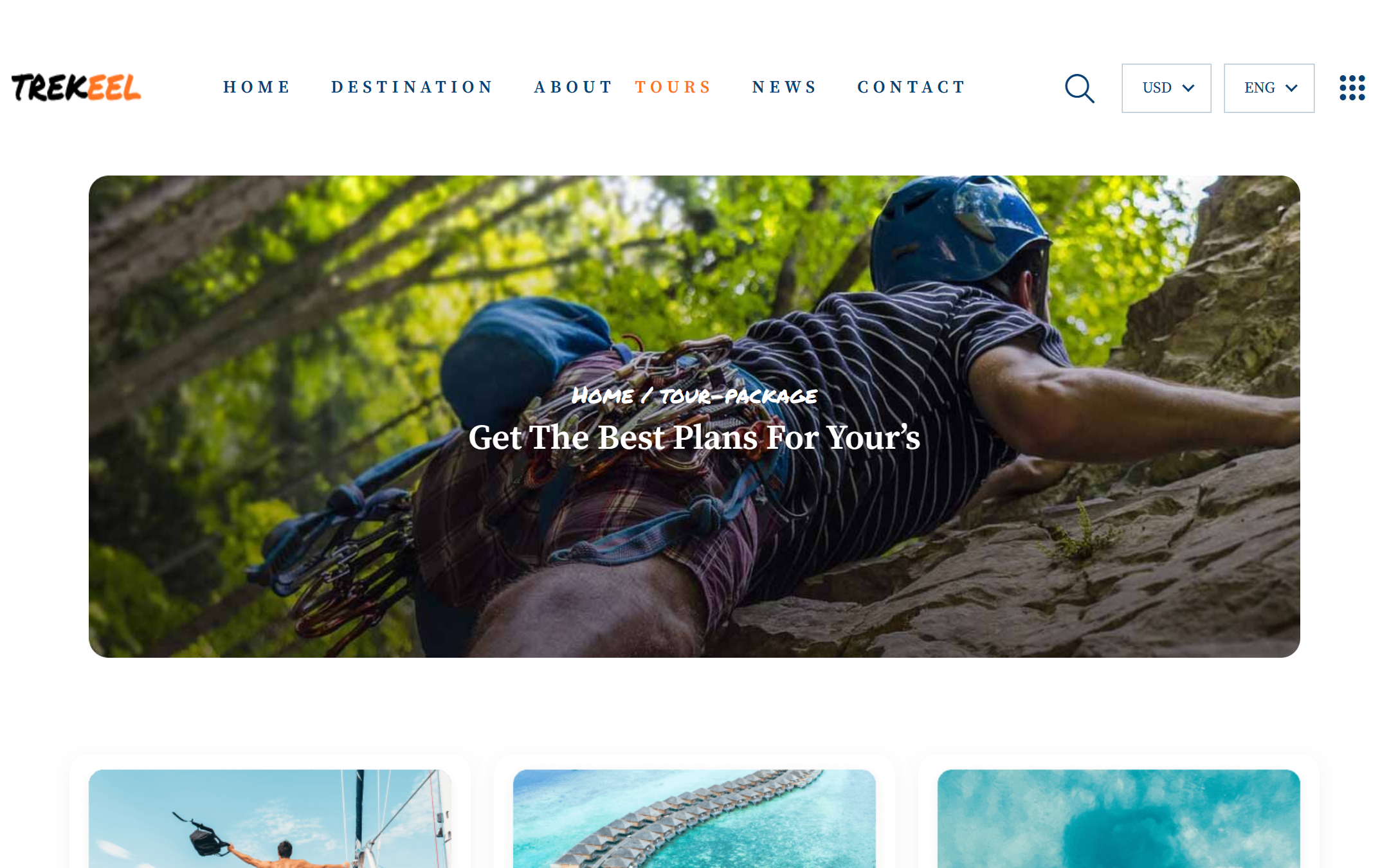 Landing Page Promosi Paket Liburan Eksklusif - Paket Liburan & Itinerary