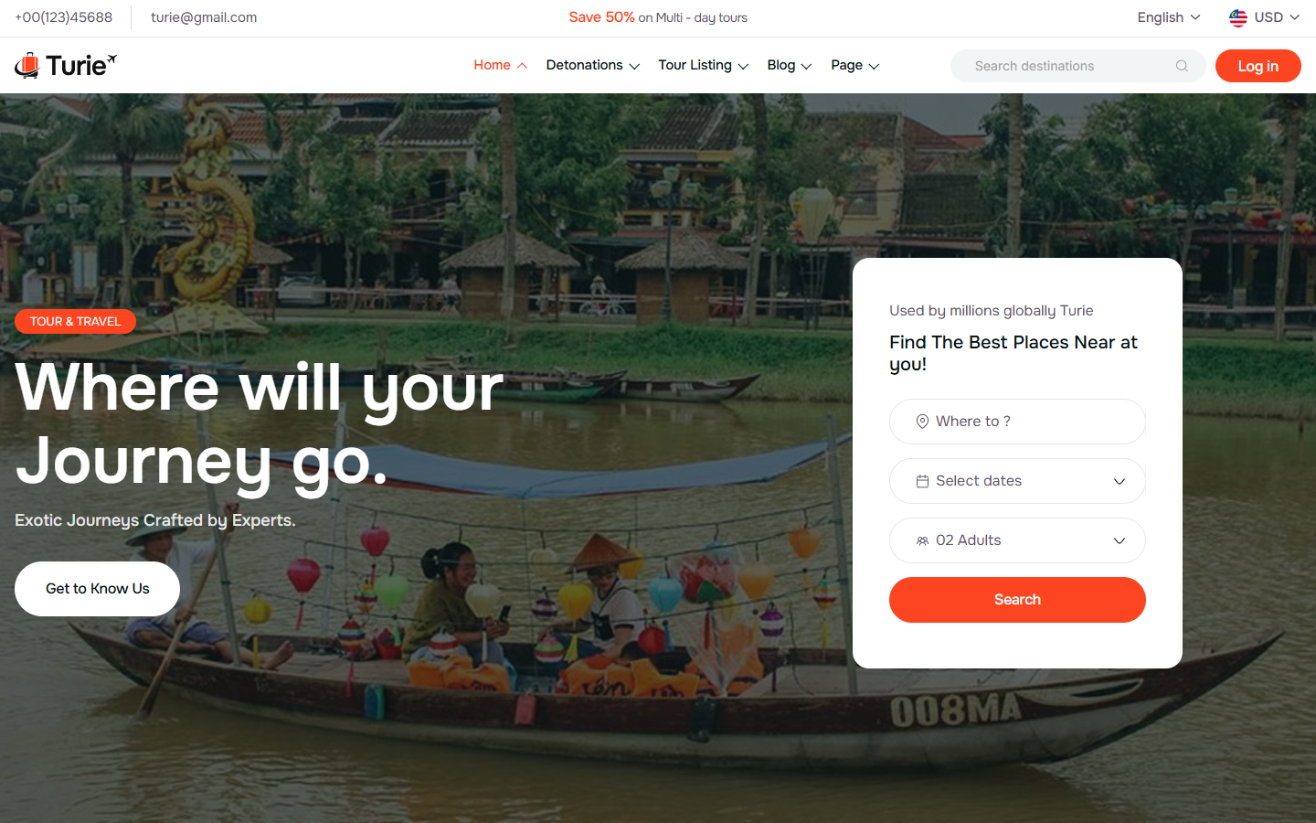Website Booking Paket Wisata & Open Trip Nusantara - Home Utama