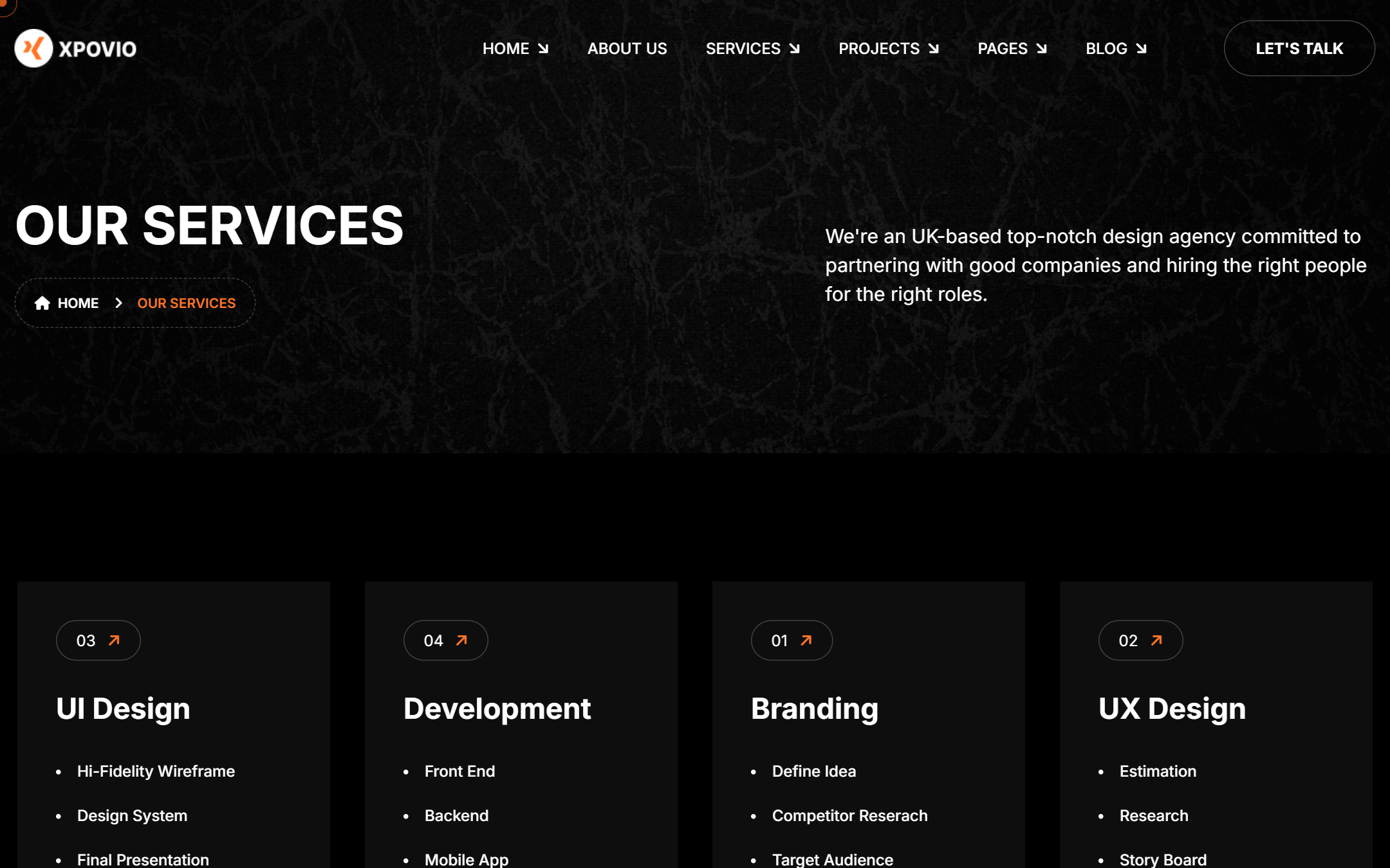 Website Showcase Agensi Kreatif & IT Solution - Layanan & Portofolio